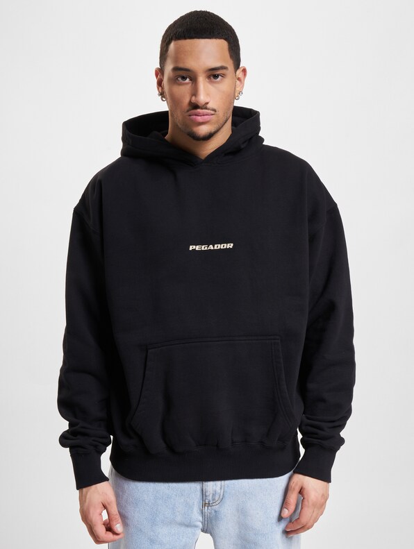 PEGADOR Colne Logo Oversized Hoodies-2