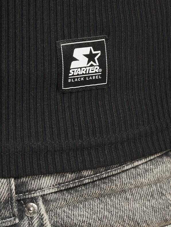 Ladies Cropped Stretch Rib Turtleneck -3