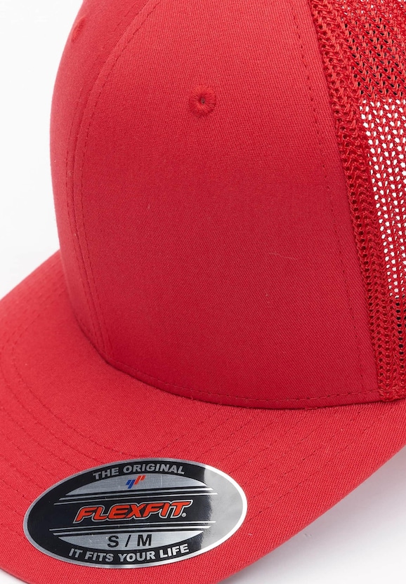 Flexfit Mesh Cotton Twill Flexfitted Cap-3
