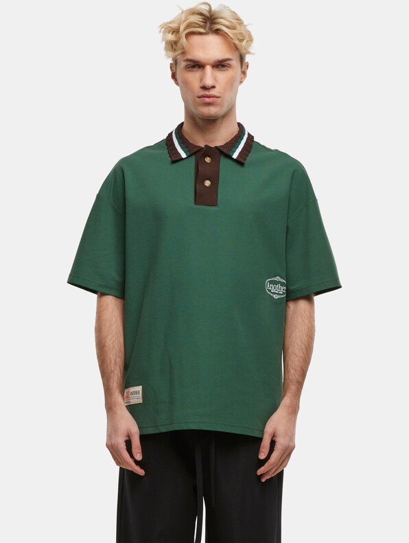 ACL Knit Collar Oversized Polo-2