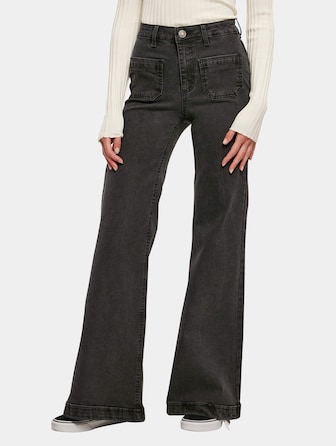 Ladies Vintage Flared Denim