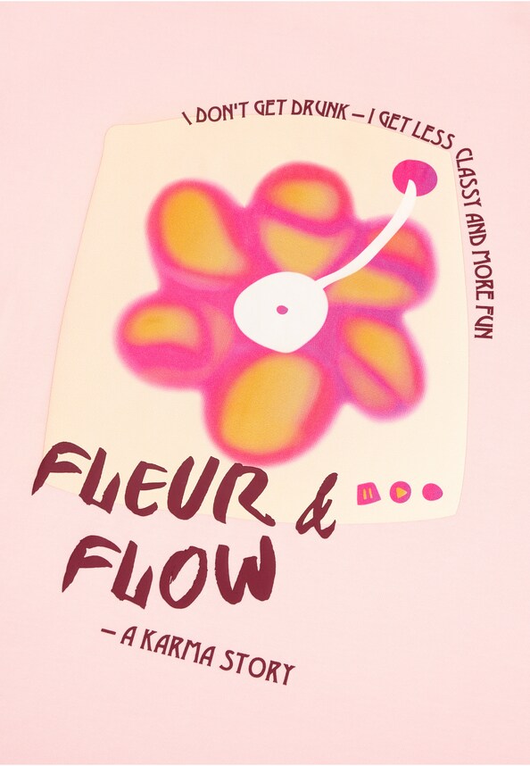 Boyfriend T-Shirt Fleur-5