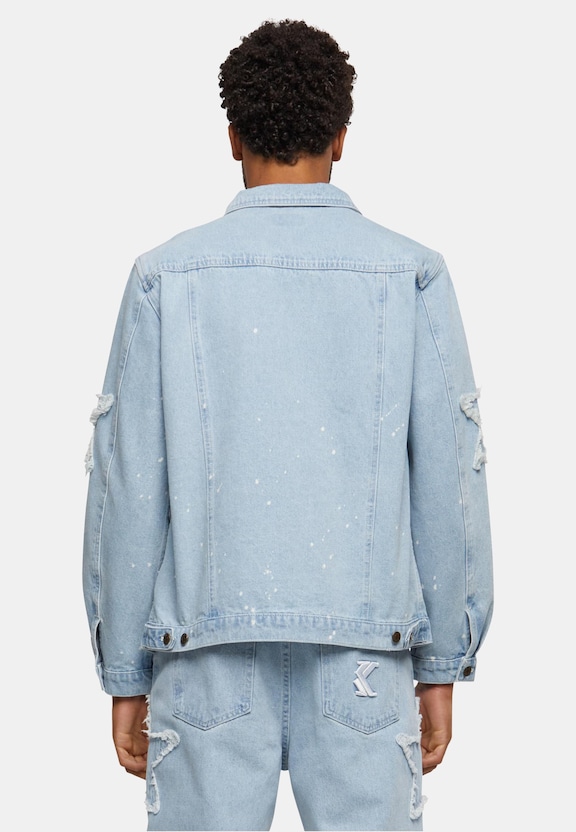 Og Paintsplatter Denim Trucker -1