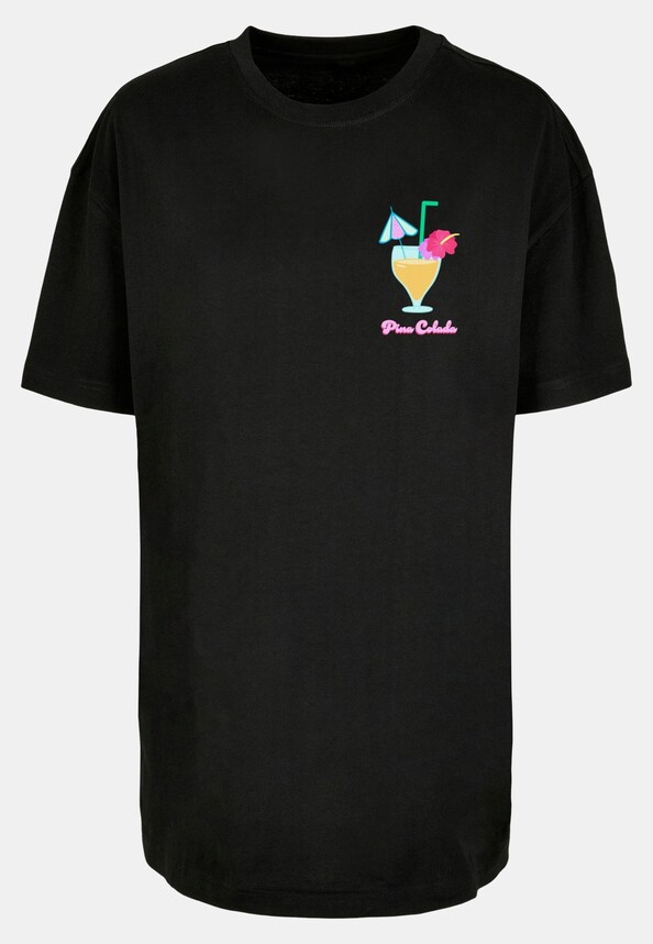 Ladies Pina ColadaOversized Boyfriend-2