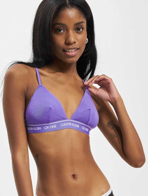 Calvin Klein Purple Unlined Bralette