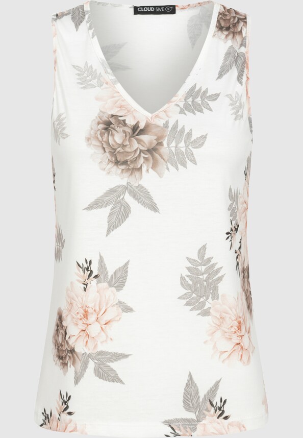 Cloud5ive Damen Top mit All Over Blumen Print-3