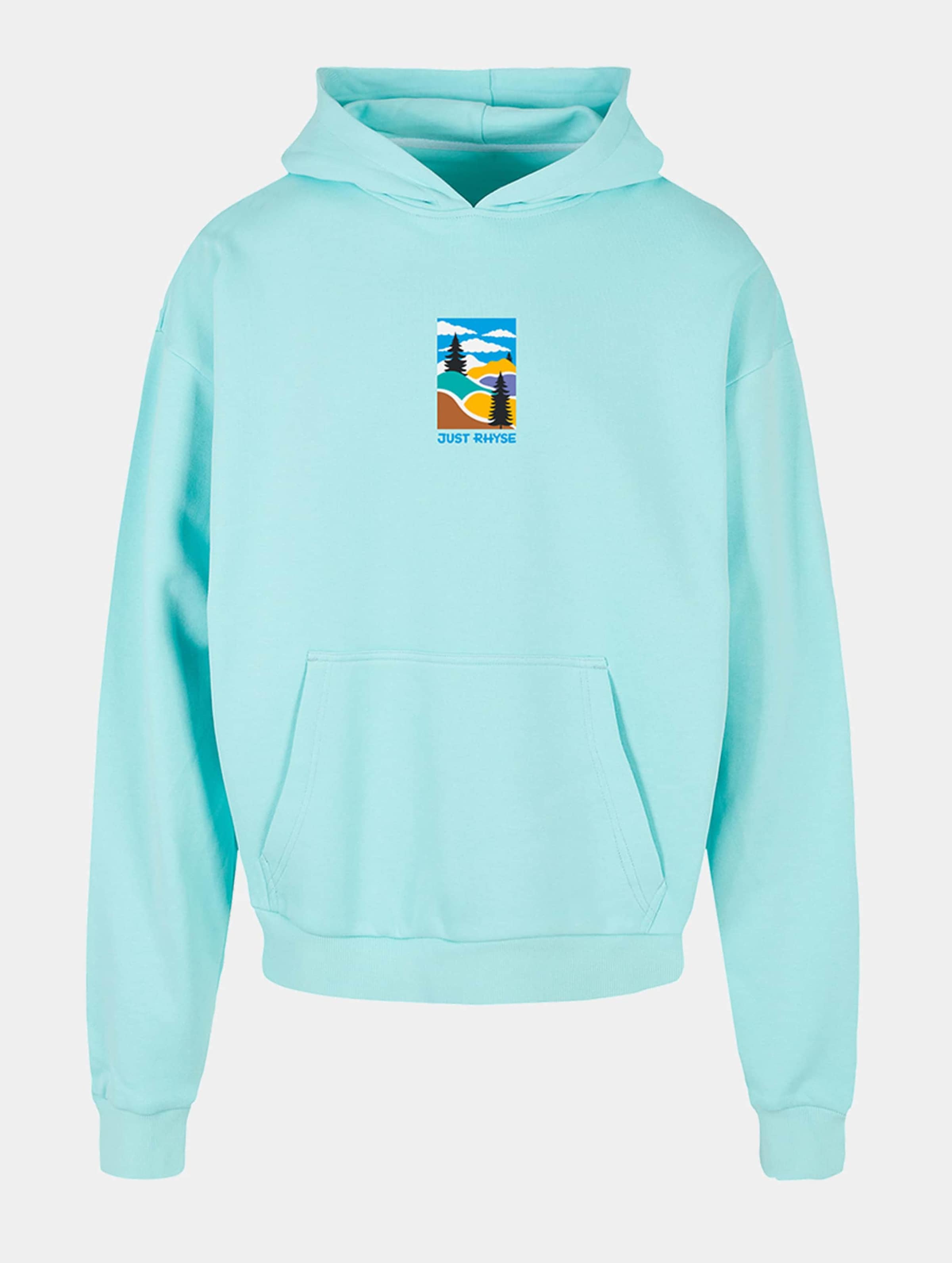 Just Rhyse LittleAdventure Hoodie Männer,Unisex op kleur blauw, Maat L