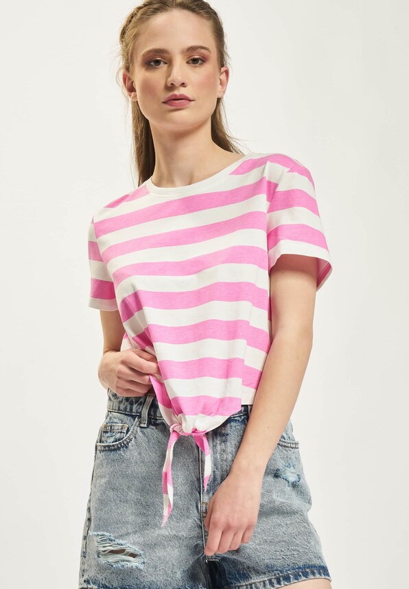 May Cropped Knot Stripe-4