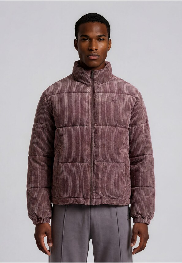 Signature Corduroy Puffer Jacket-0
