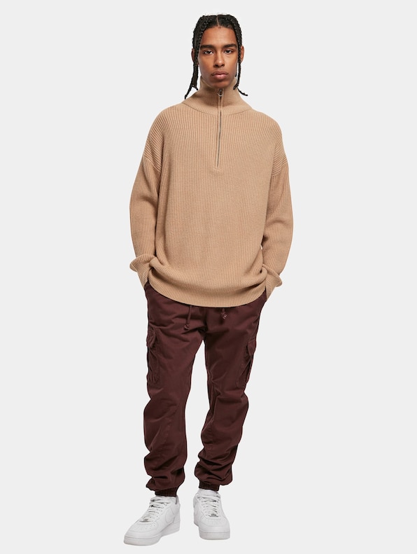 Oversized Knitted Troyer-3