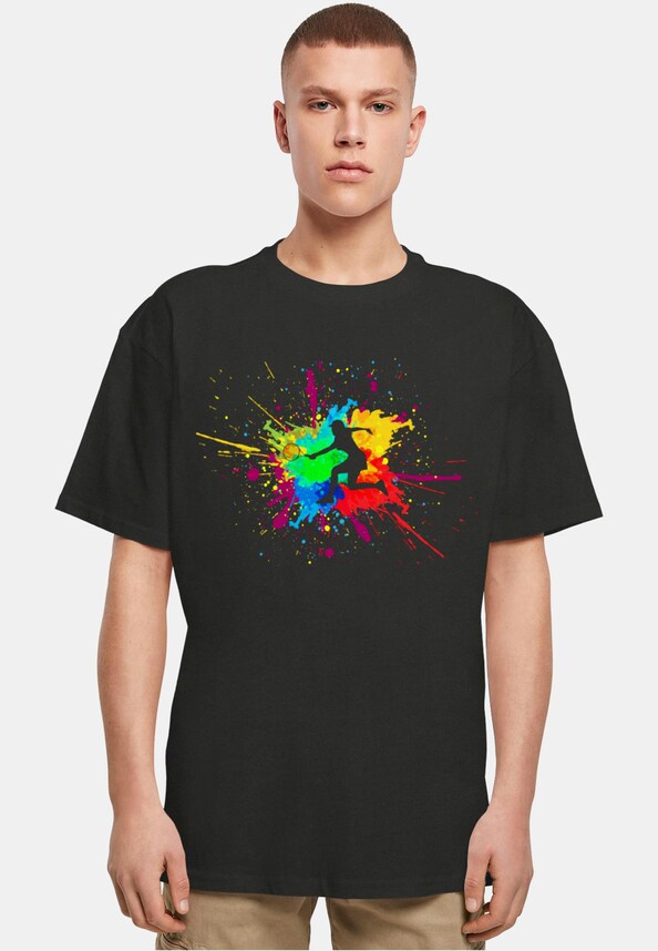 Color Splash Player Heavy Oversized Tee-0