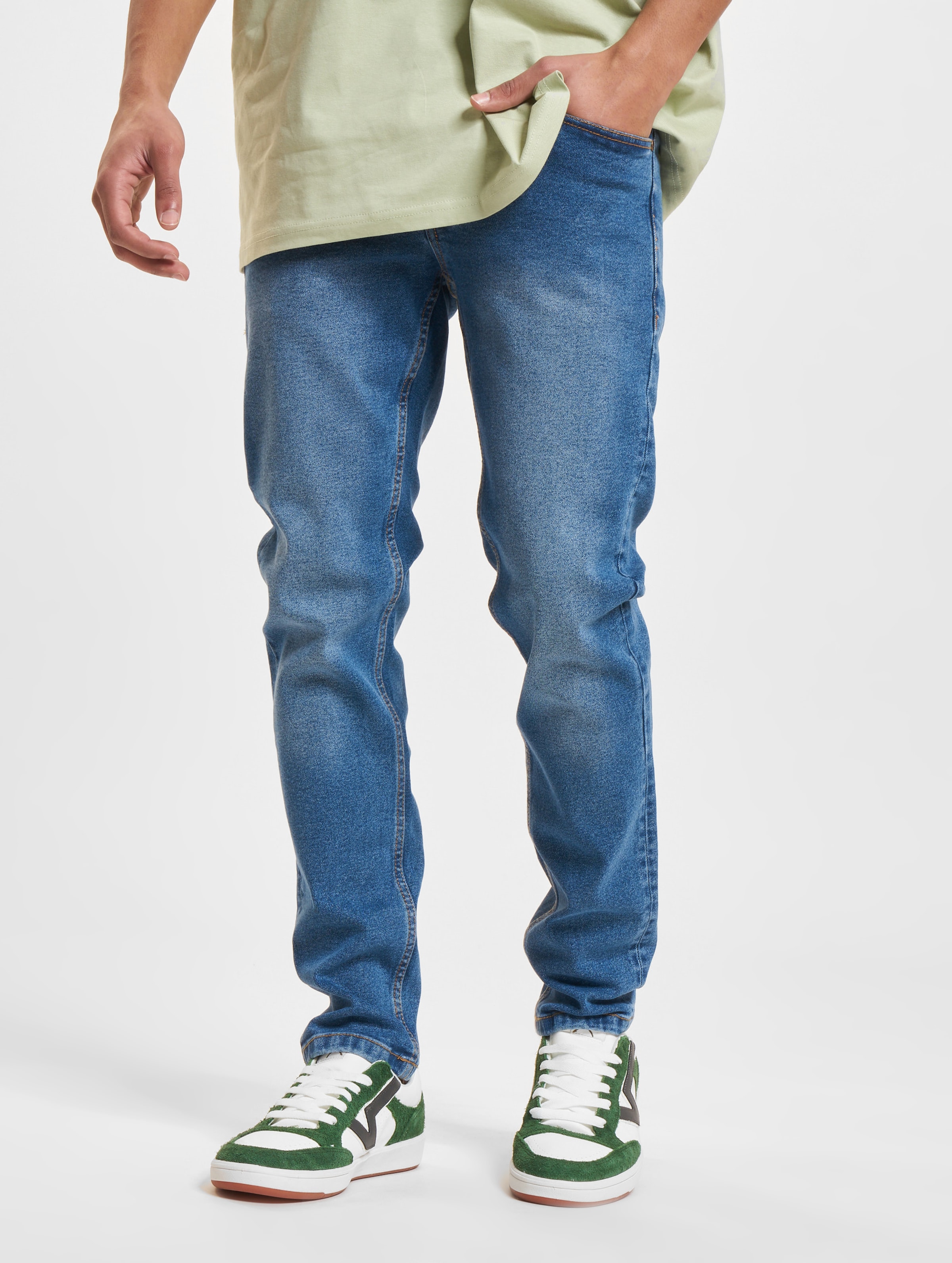 Denim Project Mr. Red Skinny Fit Jeans Mannen op kleur blauw, Maat 3032