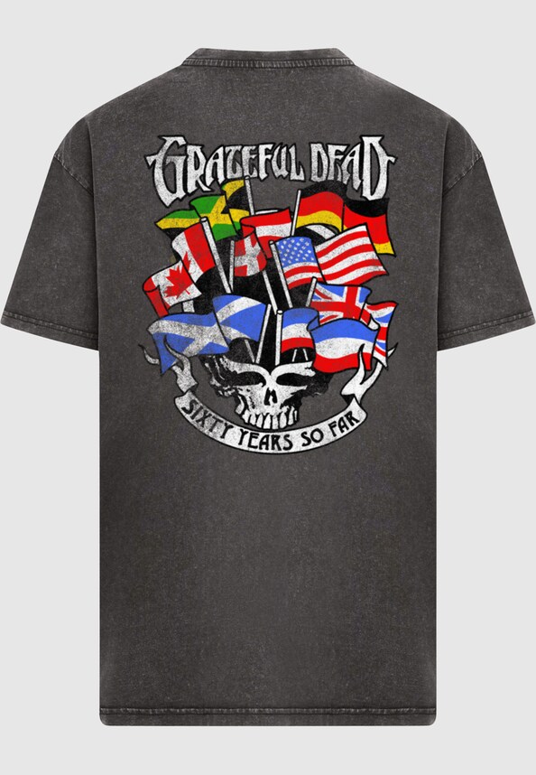 Grateful Dead Sixty Years so far Acid Wash Oversize Tee-3