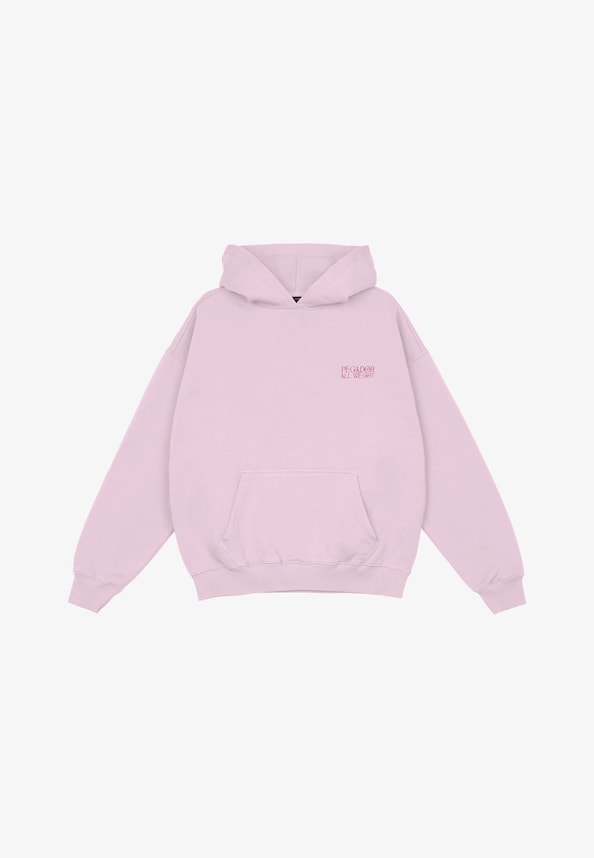 Beali Oversized Hoodie Washed Bubblegum-2