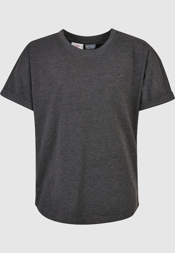 Urban Classics Boys Long Shaped Turnup 2-Pack T-Shirt-5