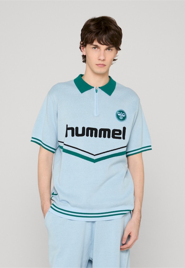 Knit Half-Zip Polo Shirt-0