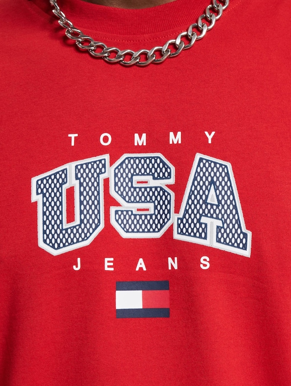 Tommy Jeans Clsc Modern Sport Usa T-Shirt | DEFSHOP | 29716
