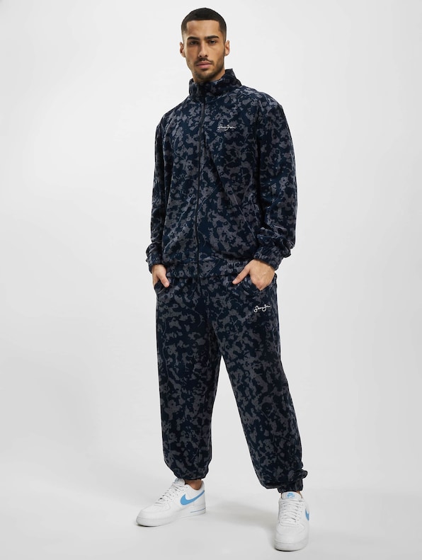Script Logo Floral Camouflage Velours-5