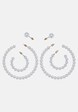 Pearl Hoop Earring 3-Pack-0