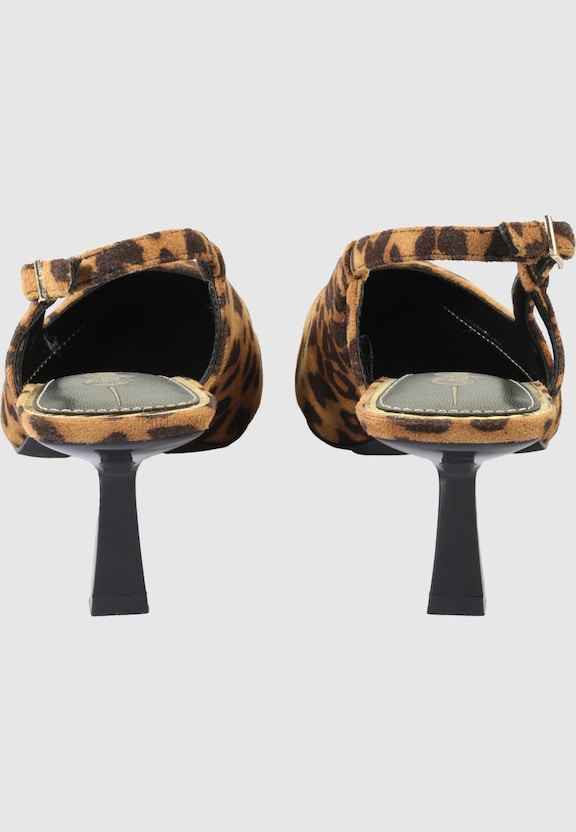 Sling Back- Vegan Suede-2