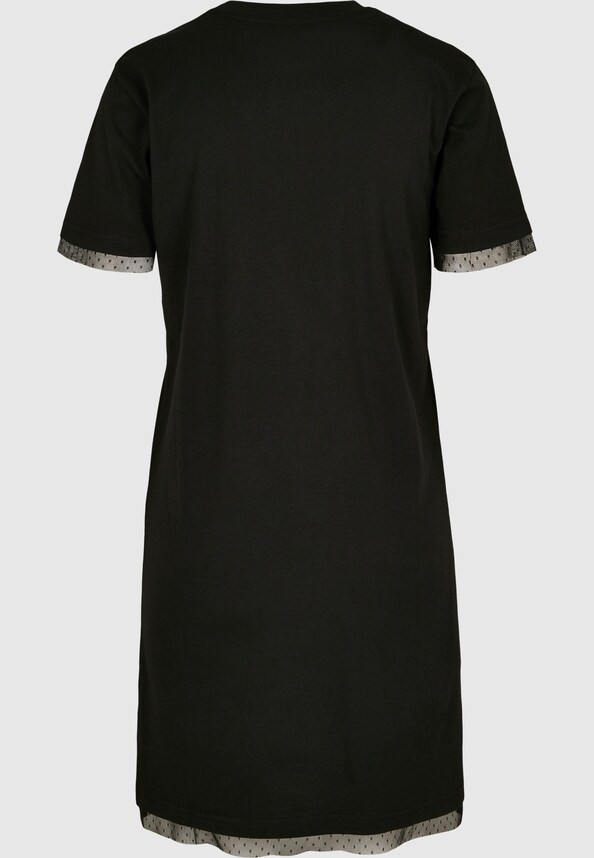 Ladies Boxy Lace Hem-5