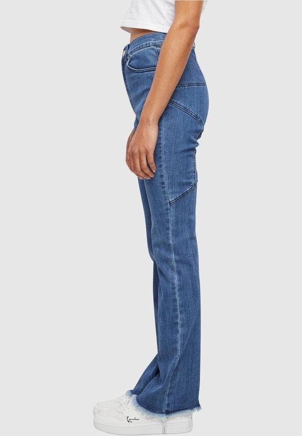 KW241-010-1 Karl Kani KK Og Star Flared Leg Denim-2