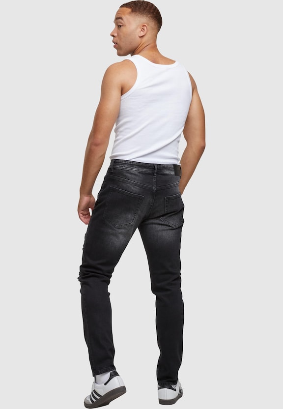 MATEO DESTROYED SLIM FIT JEANS-5