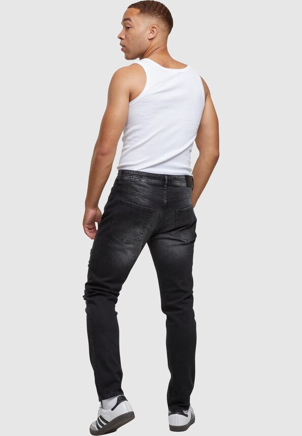 MATEO DESTROYED SLIM FIT JEANS-5