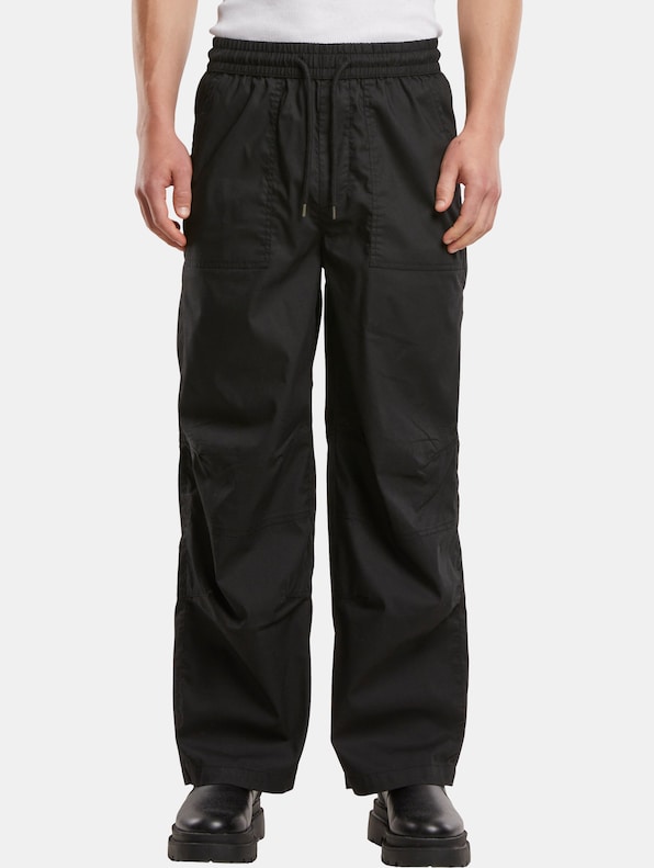 Loose Fit Pants With-4