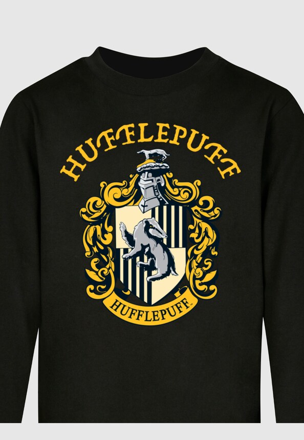 Kids Harry Potter - Hufflepuff Crest Longsleeve-2