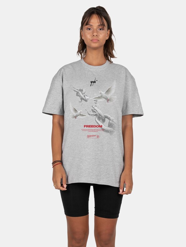 Ladies Freedom x Heavy Oversized Tee-0