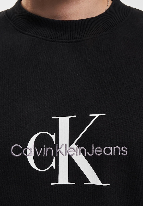 Calvin Klein Jeans Monologo Oversized Crew Neck Sweater-2