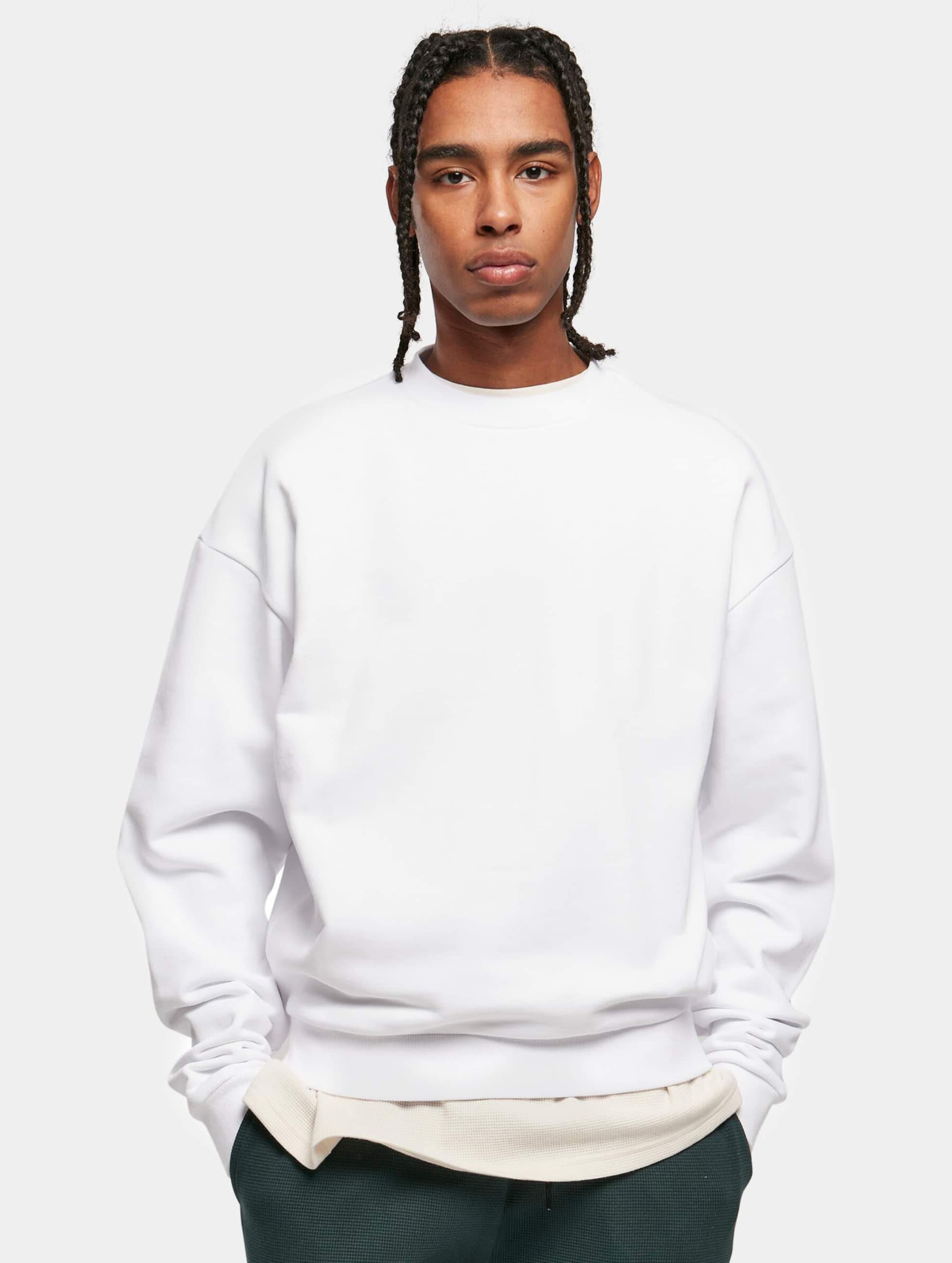 Urban Classics - Ultra Heavy Crewneck sweater/trui - S - Wit