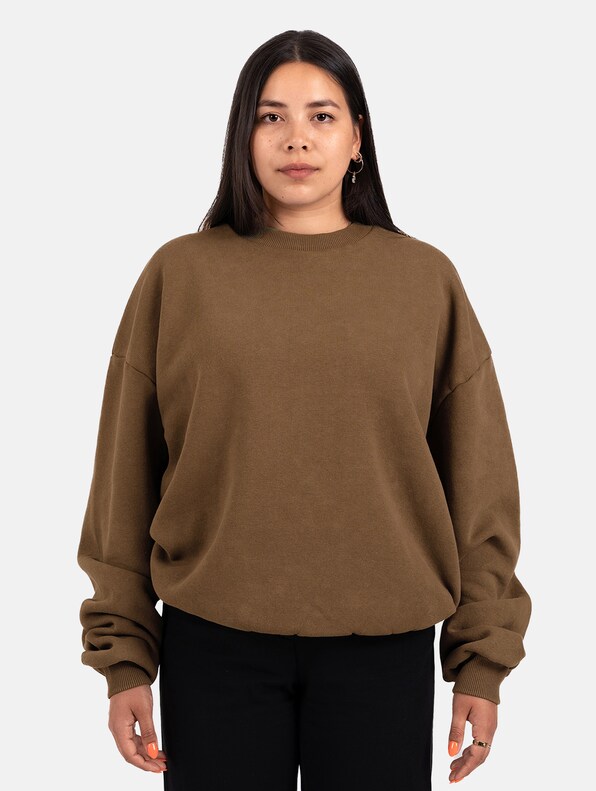 Prohibited Oversized Crew Neck Pullover-4