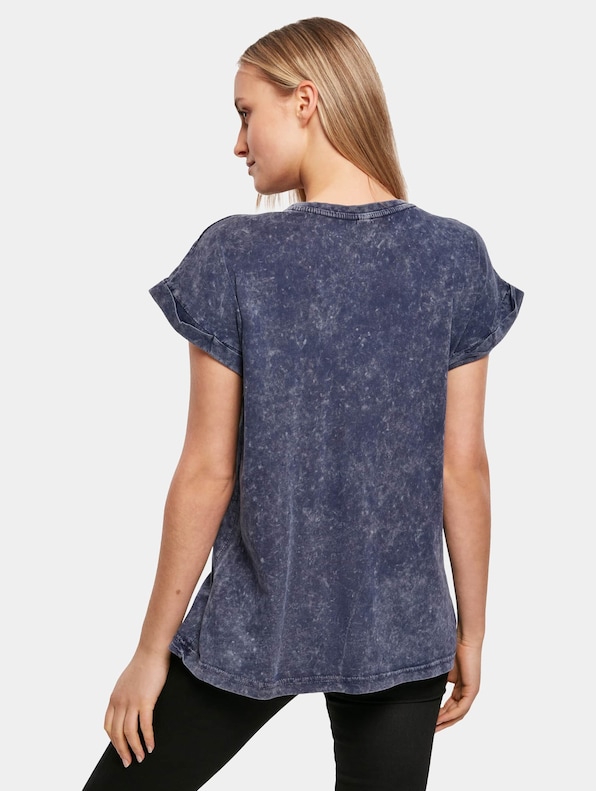 Ladies Acid Washed Extended Shoulder-1