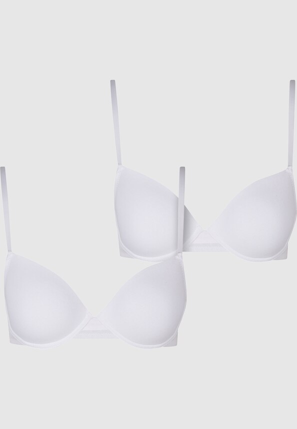 Ladies Basic Cotton Bra 2-Pack-1