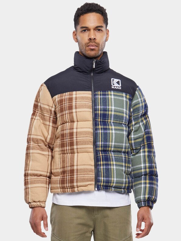 KK OG Flannel Block Puffer Jacket-2