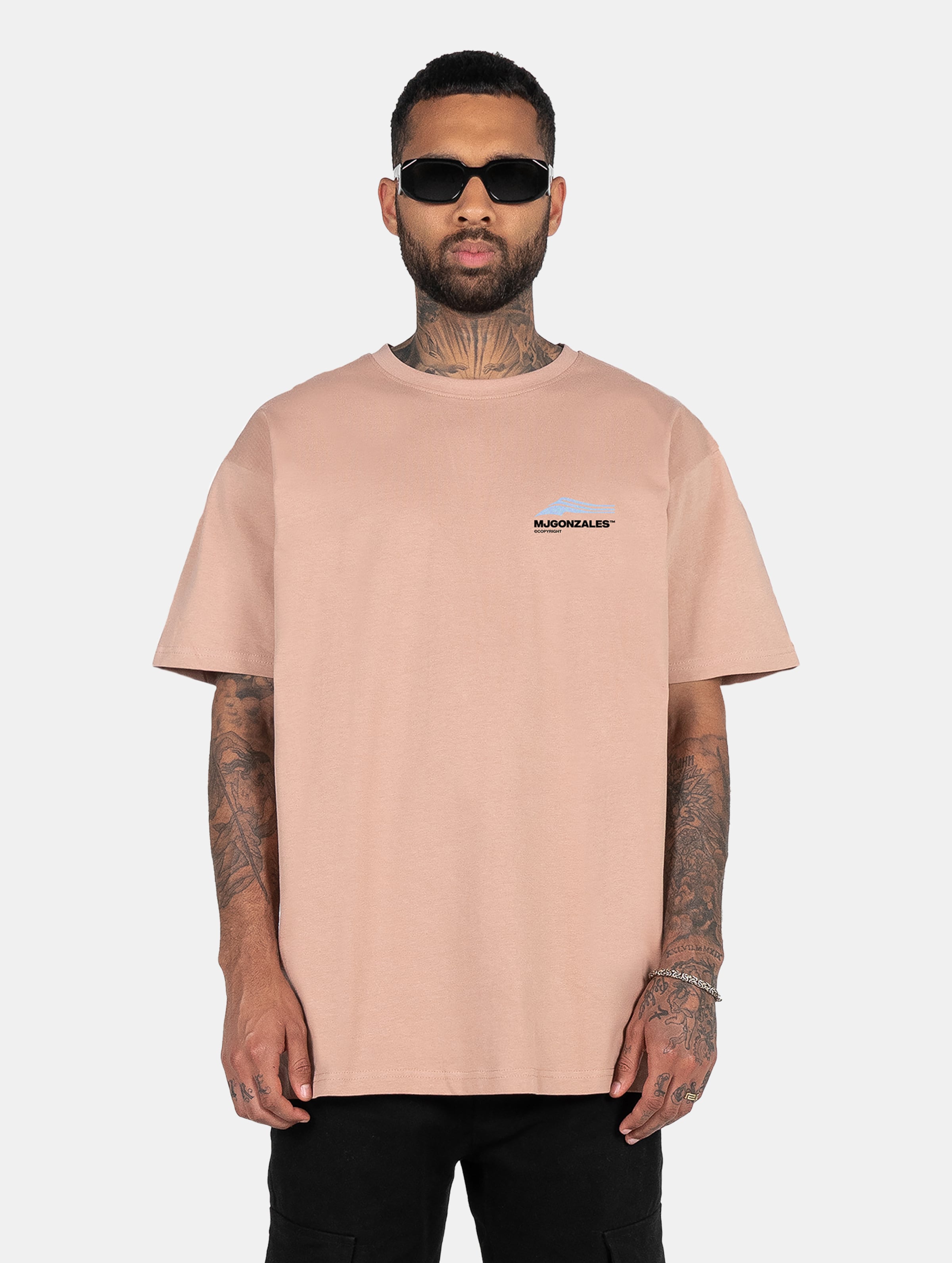 MJ Gonzales Wave V.1 x Heavy Oversized Tee Männer,Unisex op kleur oranje, Maat L