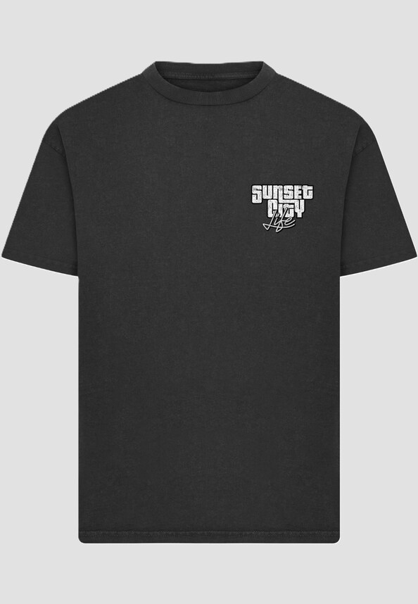 Sunset City Vintage Heavy Loose Tee-2