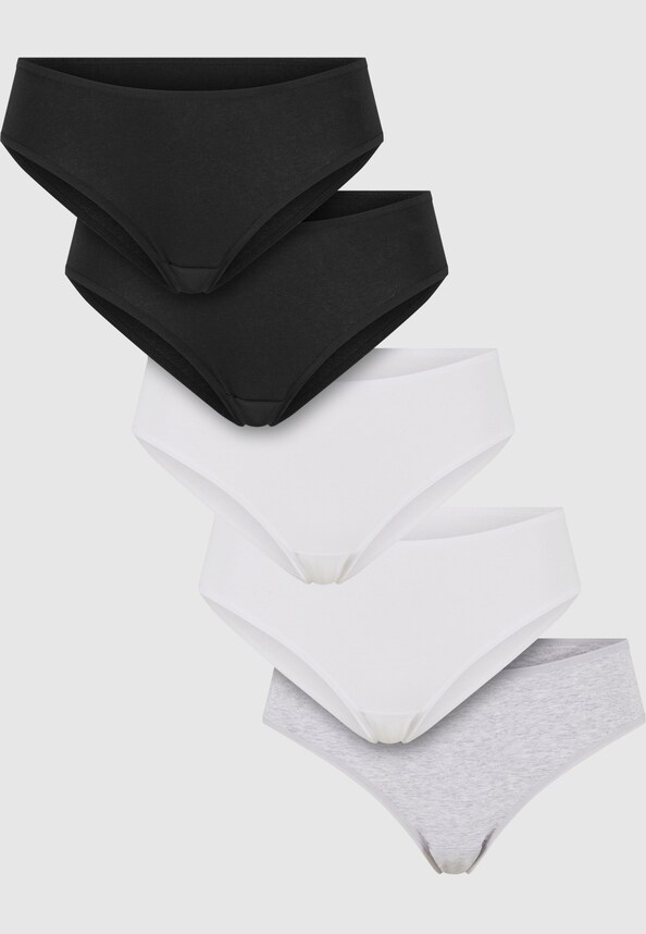 Ladies Basic Cotton Brazilian 5-Pack-10