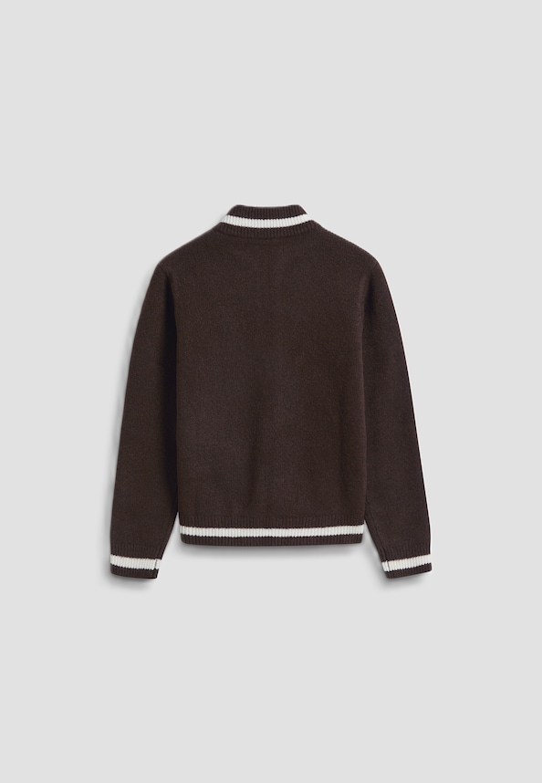 OG K Knit Zip Cardigan Junior-1