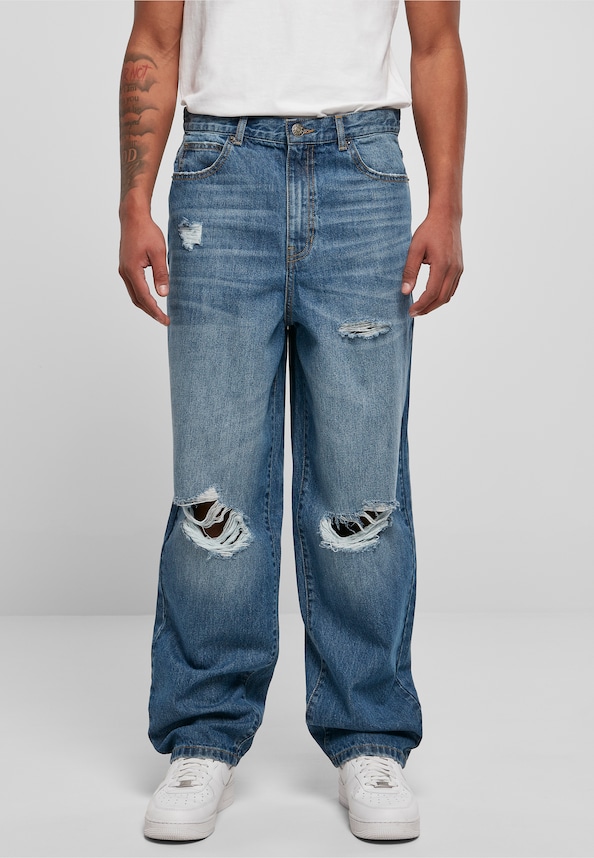 Urban Classics Distressed 90‘s Loose Fit Jeans-0