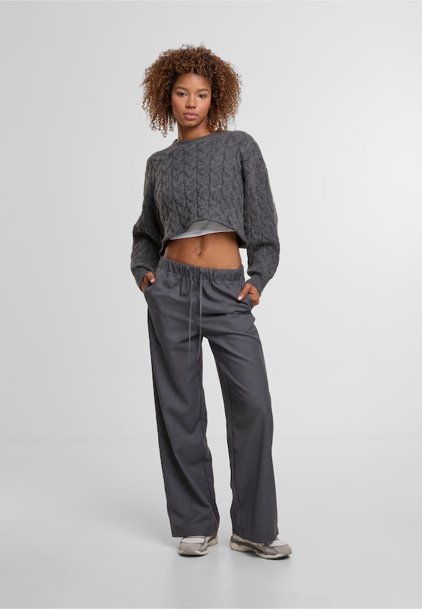 Cropped cableknit-2