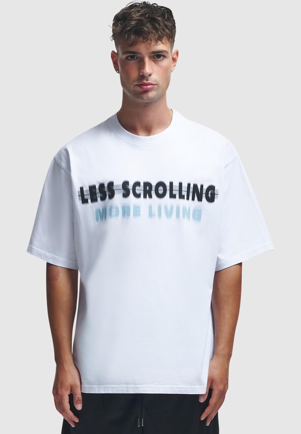 2Y Less Scrolling Oversize Tee-0