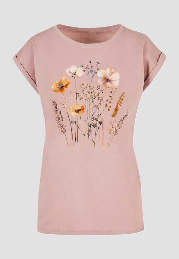 Ladies Wildflower Duskrose Tee-3