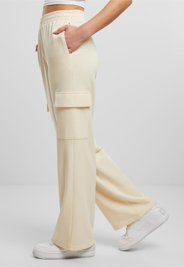 Ladies Baggy Light Terry Sweat Pants-2