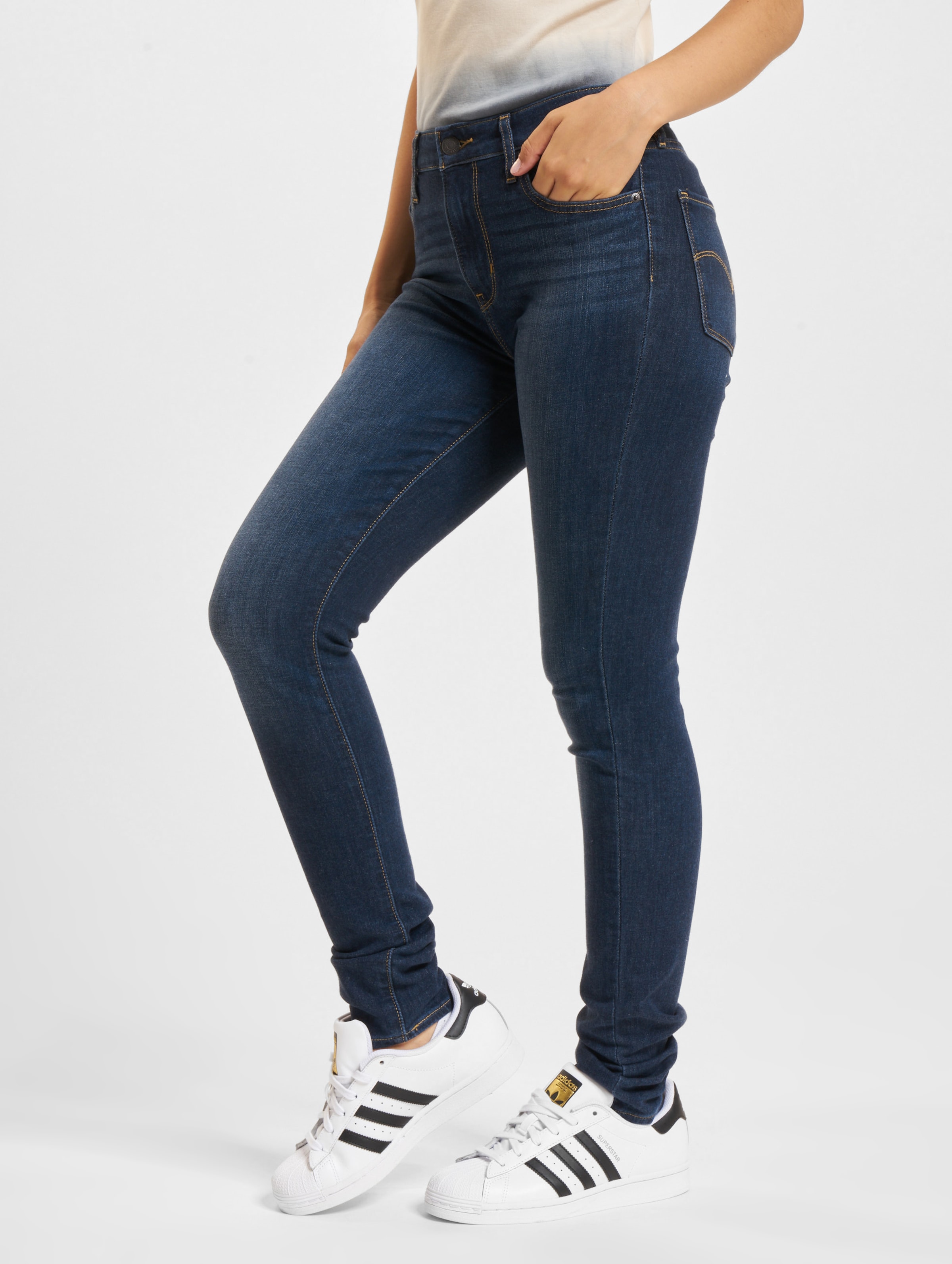 Levi's 721 High Rise Skinny Fit Jeans Frauen,Unisex op kleur blauw, Maat 2432
