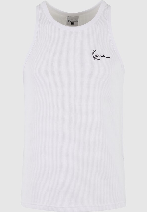 KM242-043-1 Karl Kani Small Signature Essential Waffle Tanktop 2 Pack-4