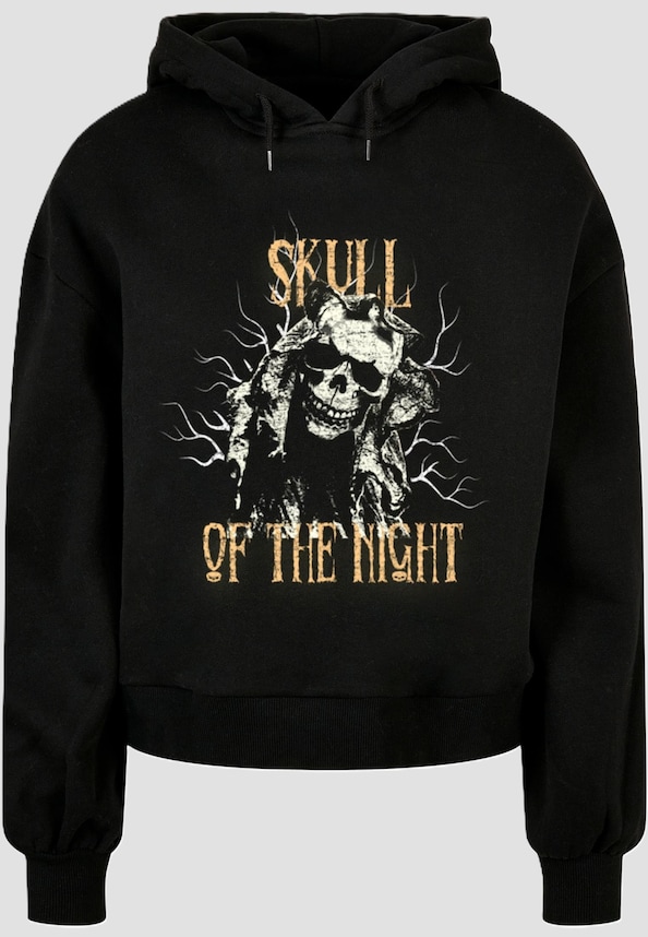 Ladies Halloween - Skull Of The Night Hoody-2