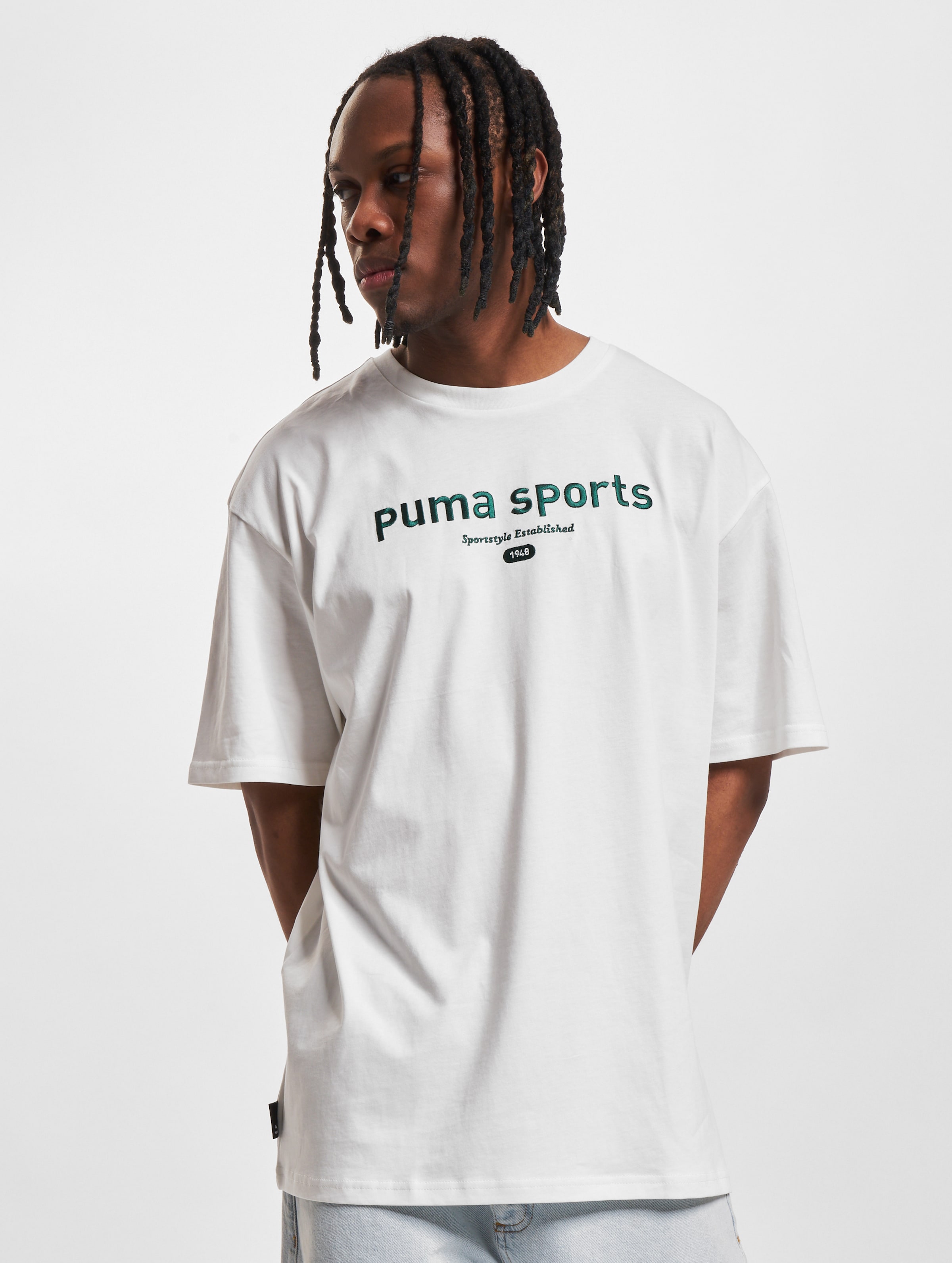 Puma Team Graphic Tee T-Shirts Mannen op kleur wit, Maat M